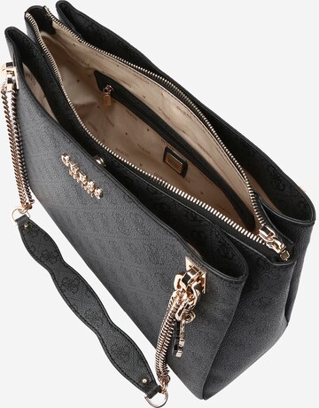 GUESS Schultertasche 'Eliette' in Schwarz