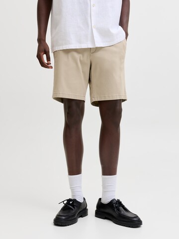 JACK & JONES Обычный Брюки-чинос 'JPSTMarco Dylan' в Бежевый: спереди