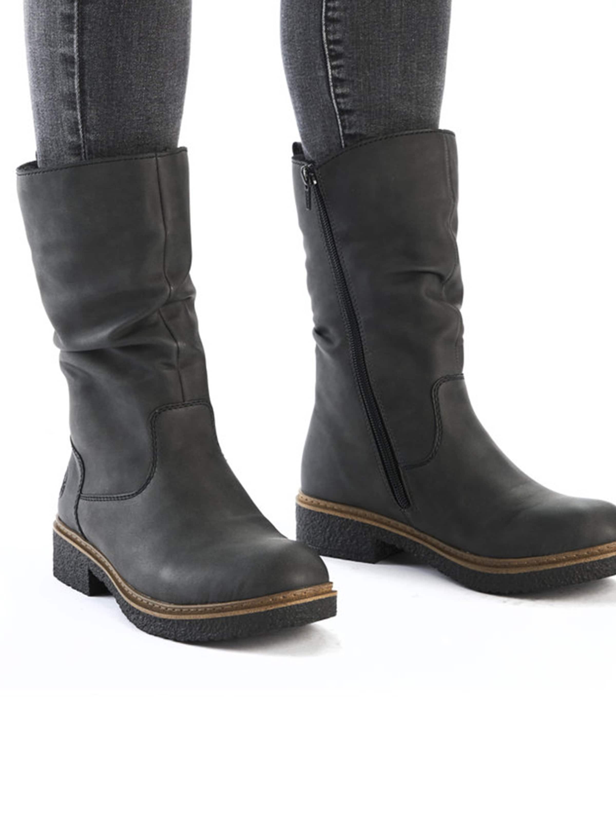 Bottes Rieker en gris