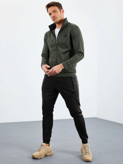Tommy Life Survêtement 'Aktive Sets' en S en olive, Vue avec produit