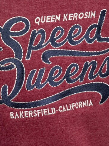 Queen Kerosin Between-Season Jacket 'Speed Queens' in Red
