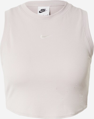 Nike Sportswear Top 'ESSENTIAL' en lila pastel / blanco, Vista del producto