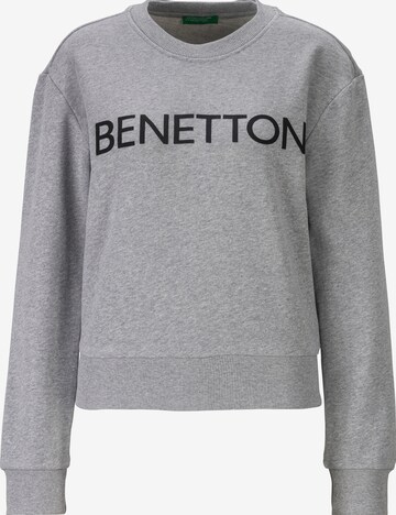 UNITED COLORS OF BENETTON Sweatshirt in Grey: front