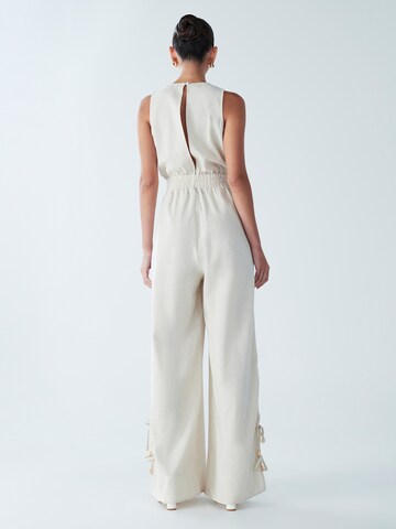 BWLDR - Jumpsuit 'Laila' en beige: atrás