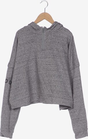UNDER ARMOUR Sweatshirt & Zip-Up Hoodie in M in Grey: front