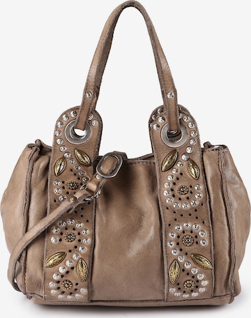Campomaggi Schultertasche 'Dafne' in Beige: Vorderseite