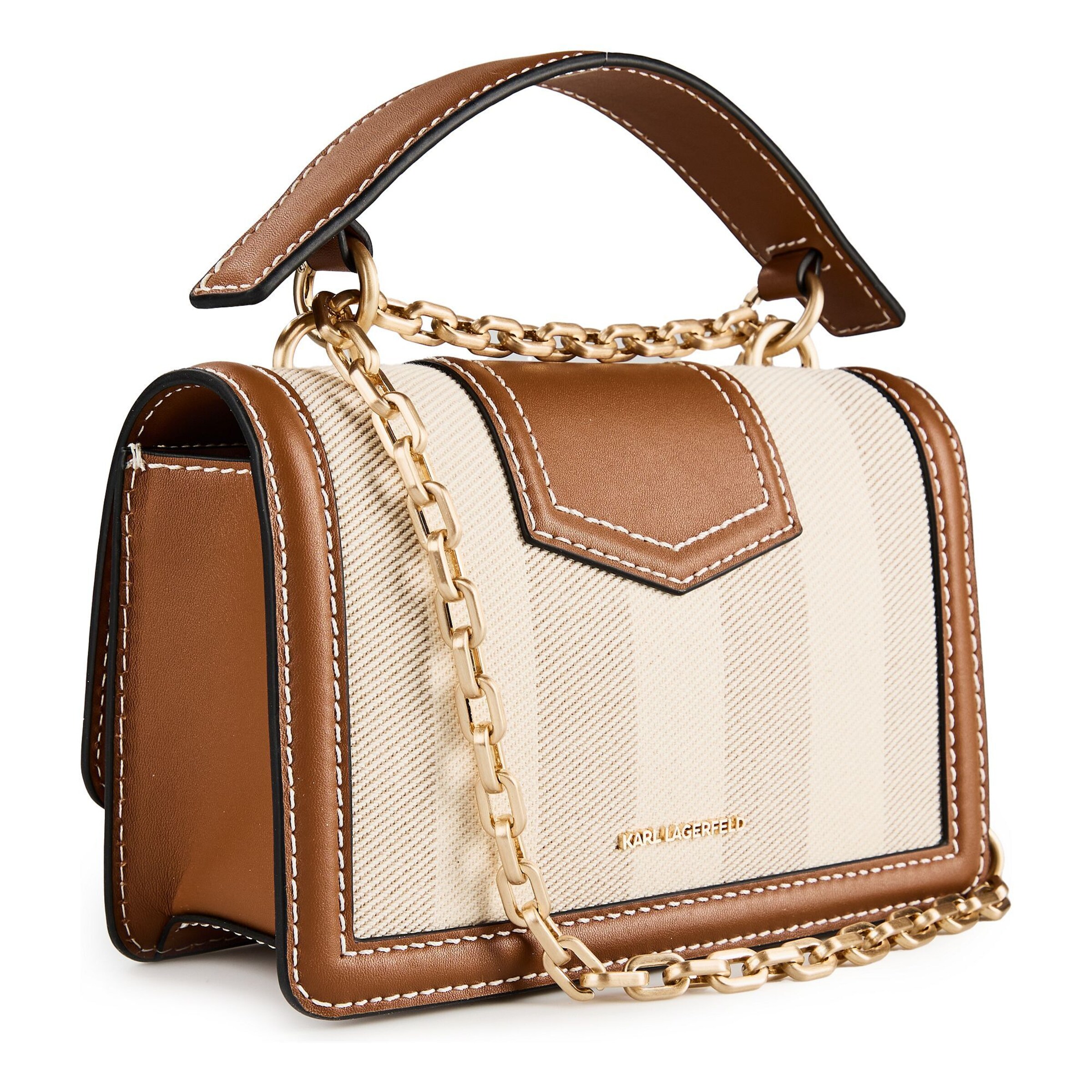 Karl Lagerfeld Schultertasche 'Nova' in Braun