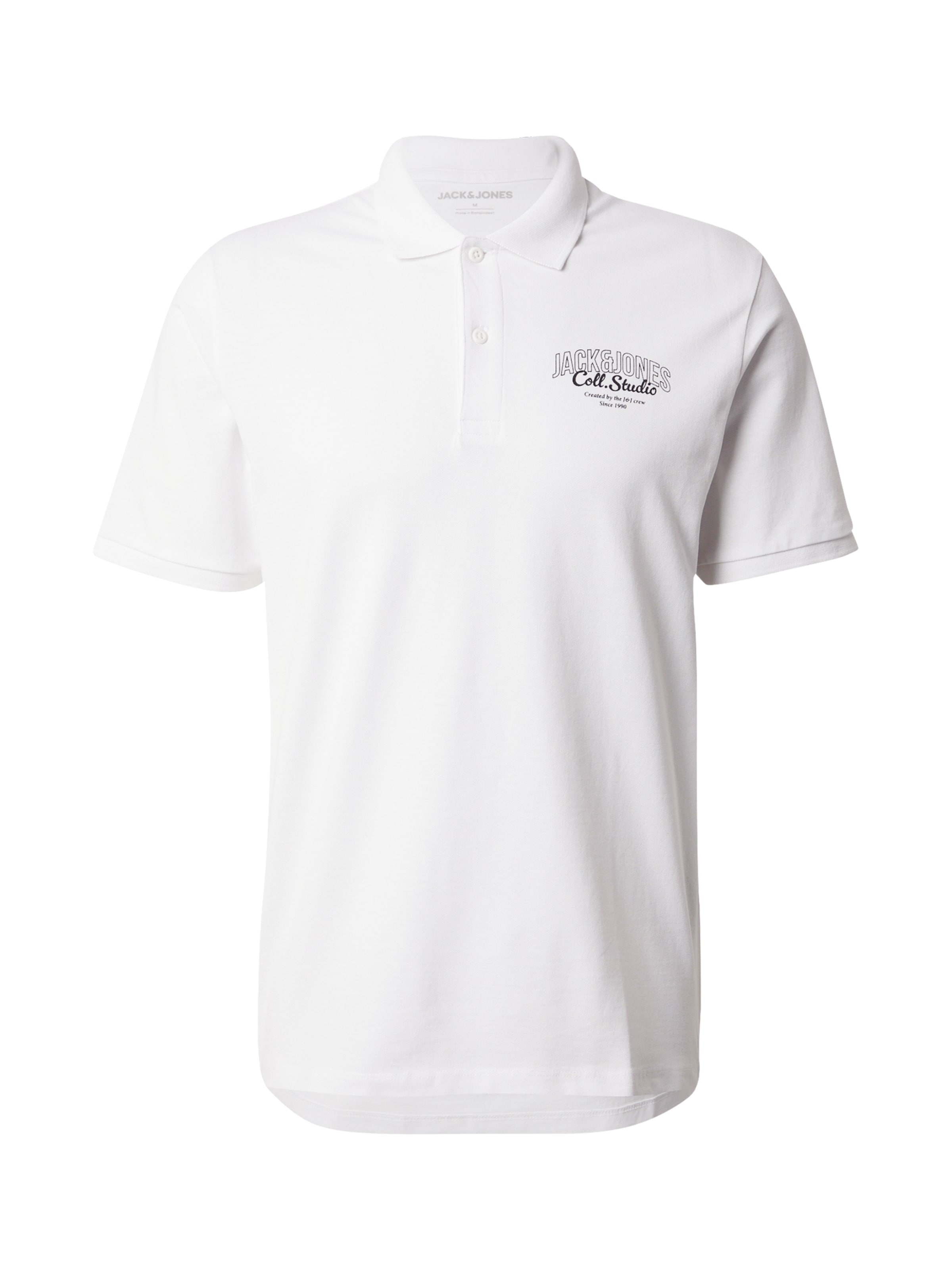 JACK & JONES T-shirt 'JJMAKOTO' i vit: framsida