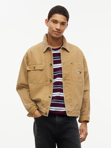 Tommy Jeans Kurtka przejściowa w kolorze beżowy: przód