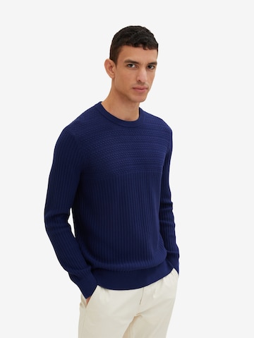 TOM TAILOR Pullover in Blau