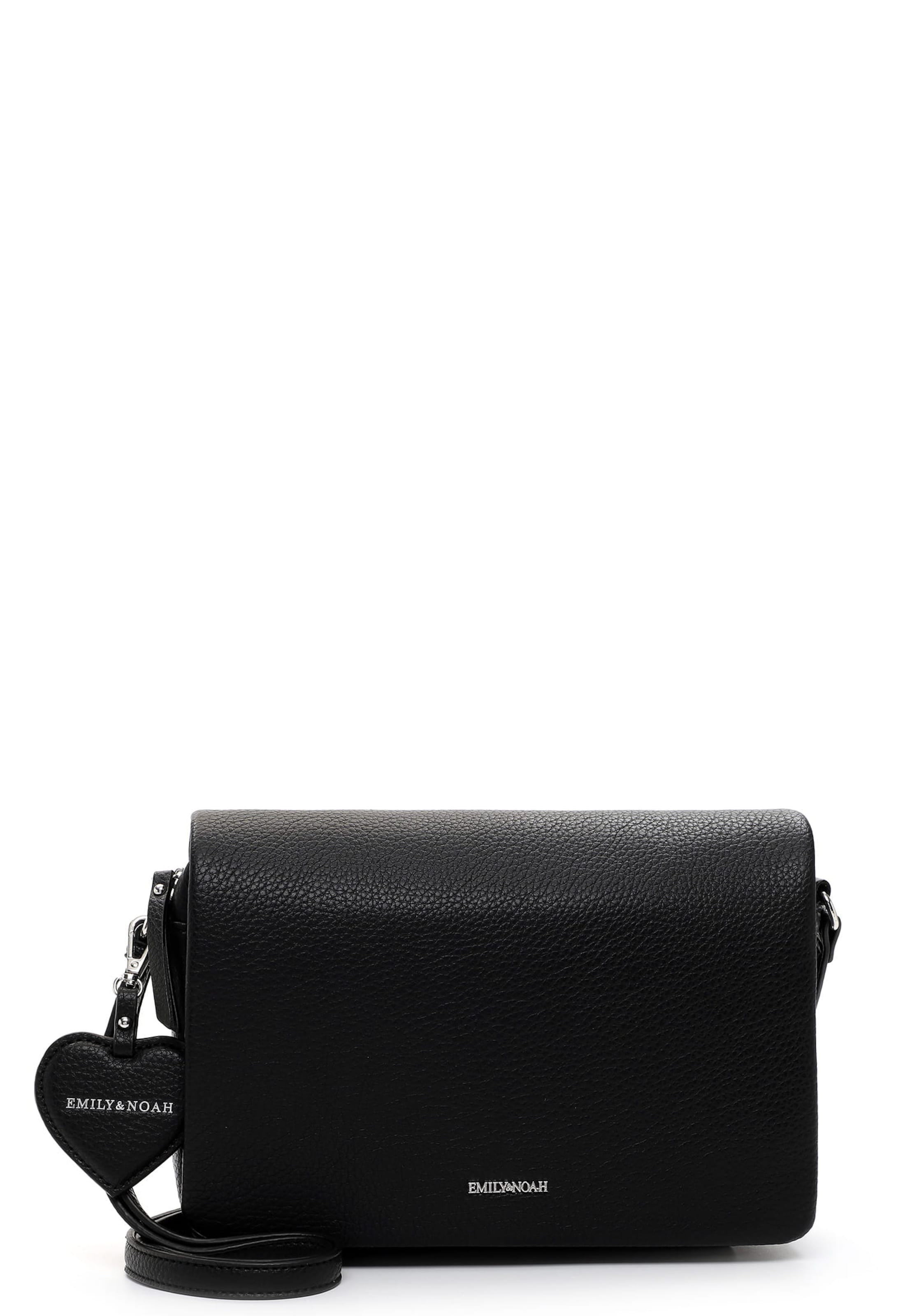 Emily & Noah Skuldertaske 'Enie' i sort: forside