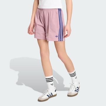 ADIDAS ORIGINALS Loosefit Broek 'Firebird' in Lila: voorkant