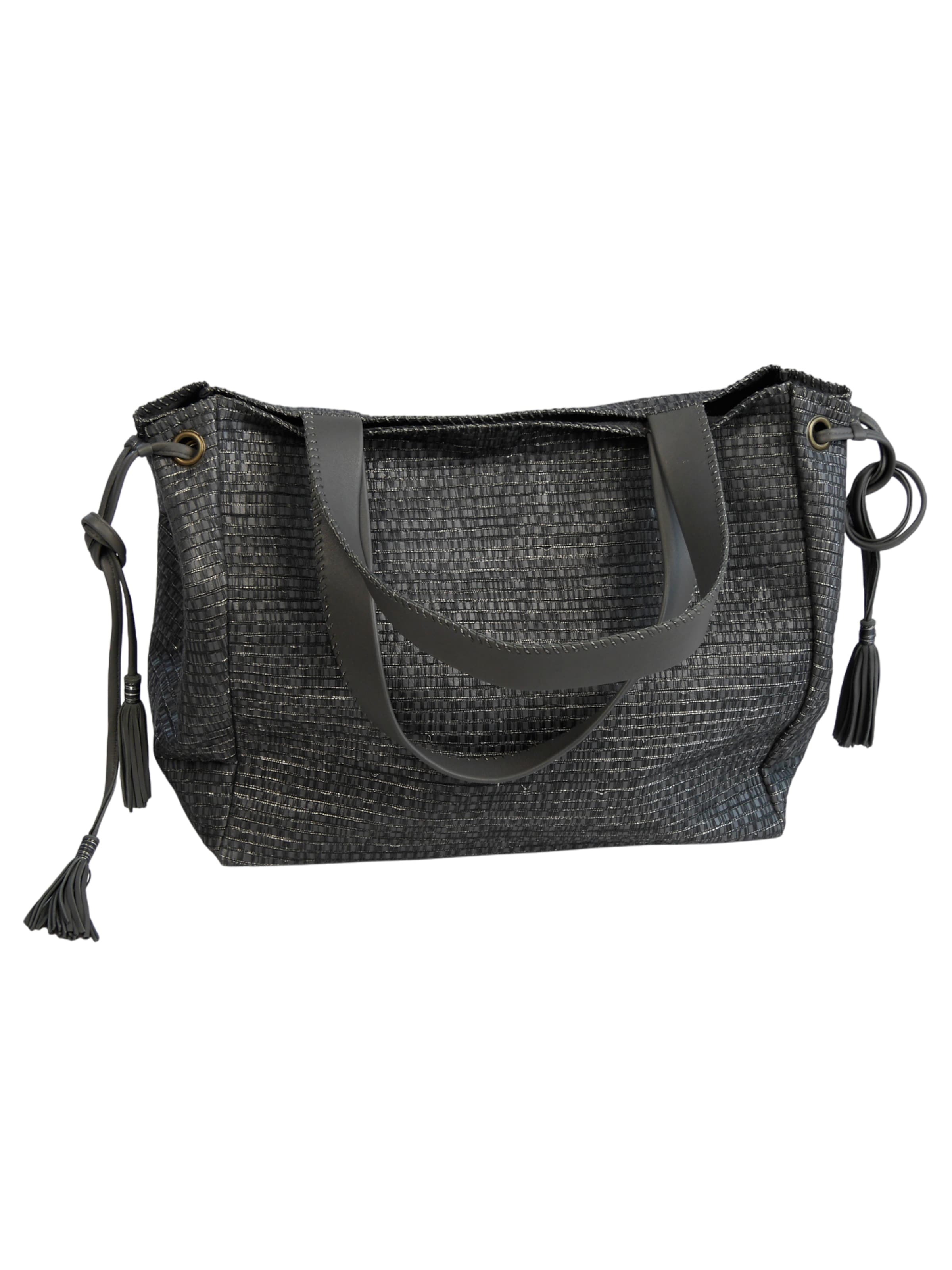 YVES Hamburg Handbag 'Amèlie' in Silver: front