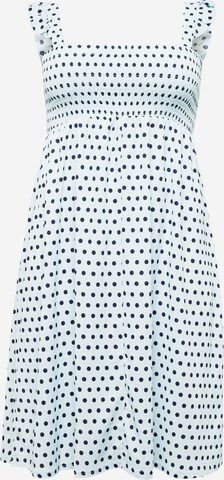PIECES Curve Letní šaty 'LUNA' – modrá: přední strana