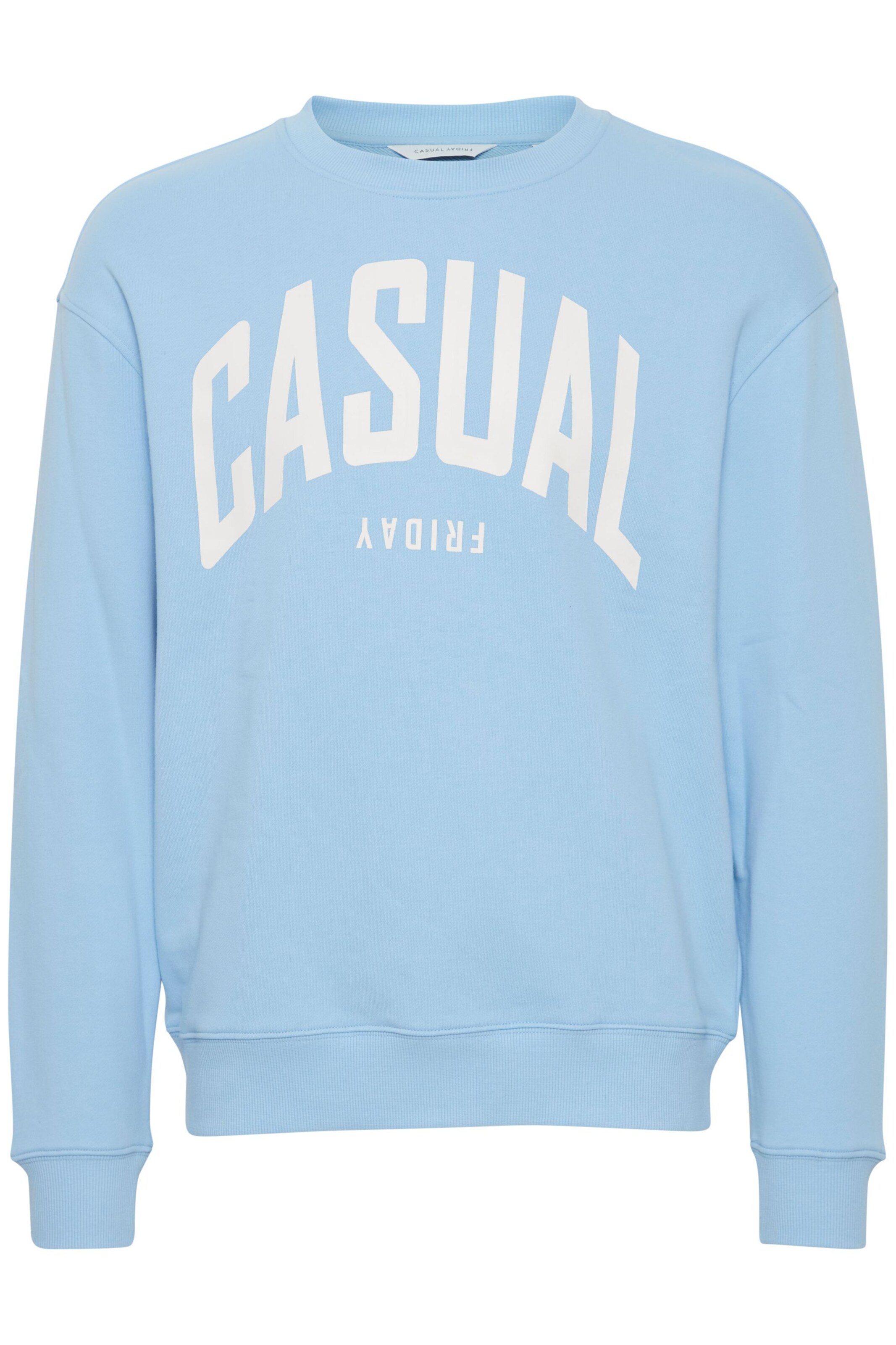 Casual Friday - Sweatshirt 'Sage' em azul: frente