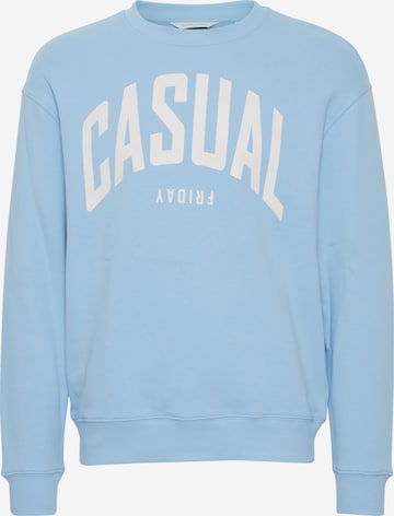 Casual Friday Sweatshirt 'Sage' in Blue: front