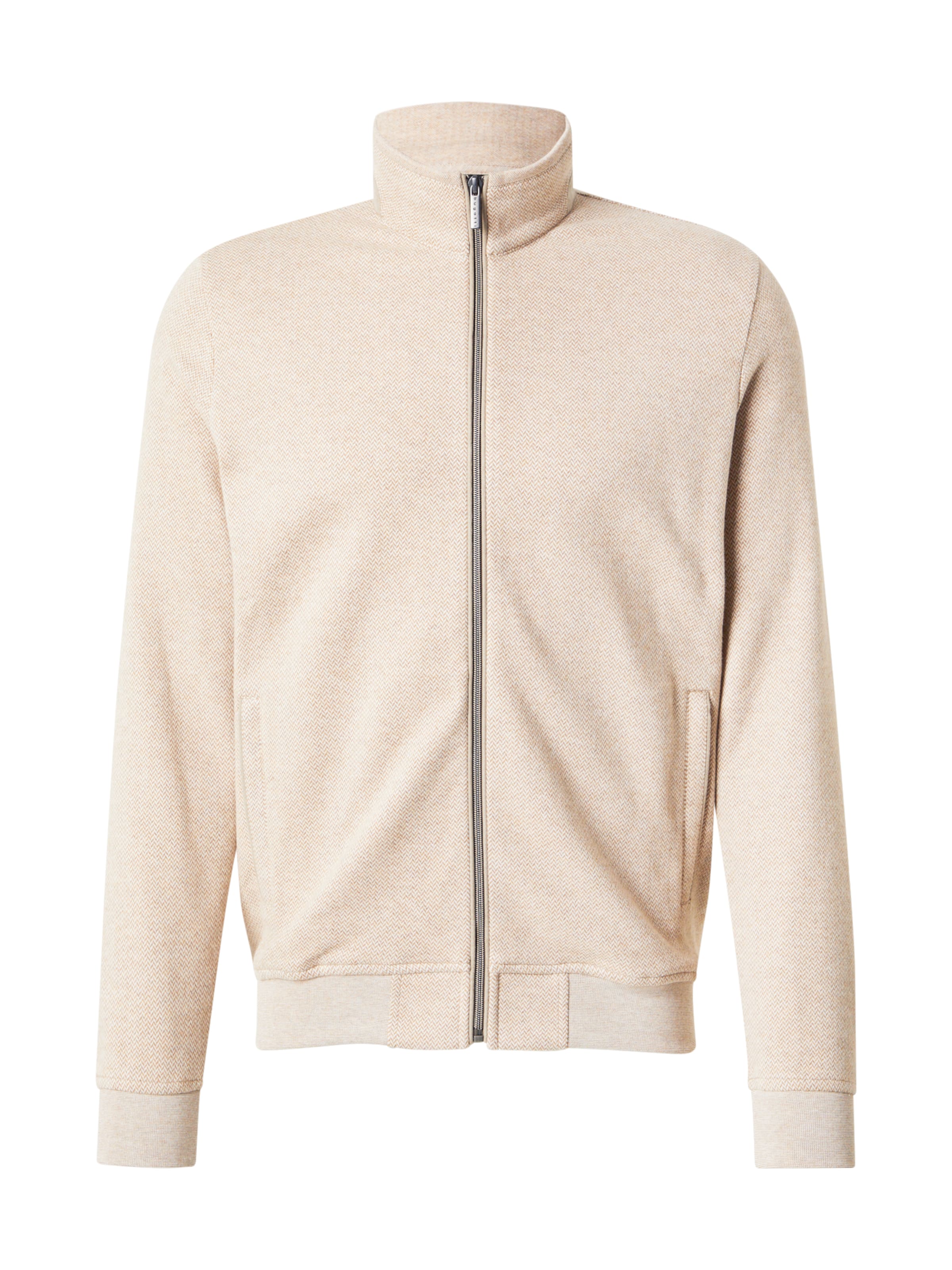 bugatti Ζακέτα φούτερ σε μπεζ: μπροστά