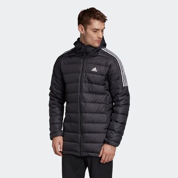 ADIDAS SPORTSWEAR Outdoorjacke 'Essentials' in Schwarz: predná strana