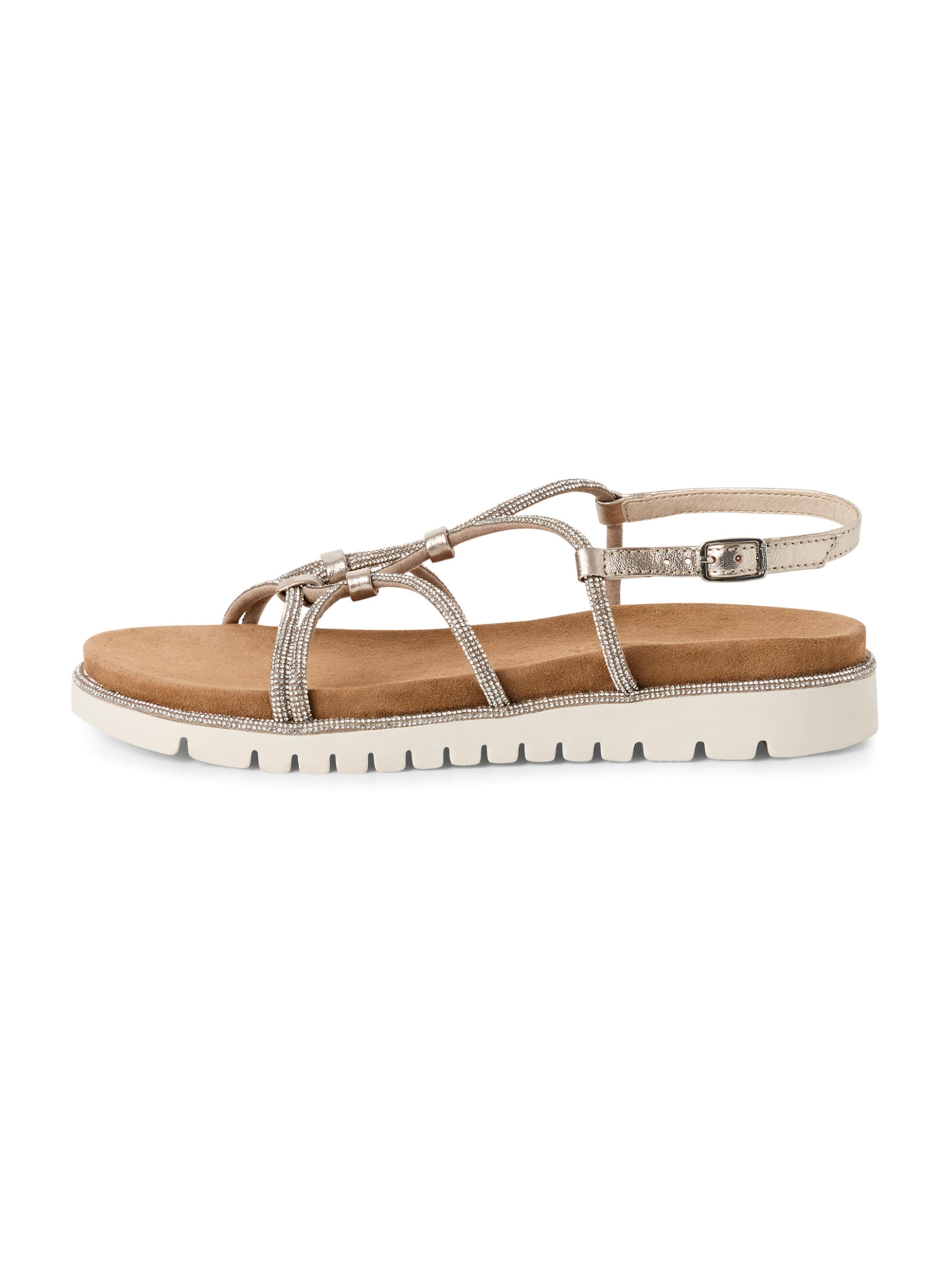 Tamaris Sandal in Beige: front