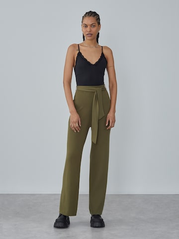 LeGer by Lena Gercke - Loosefit Pantalón 'Talea' en verde