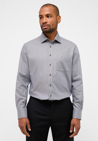 ETERNA Regular fit Button Up Shirt in Grey: front