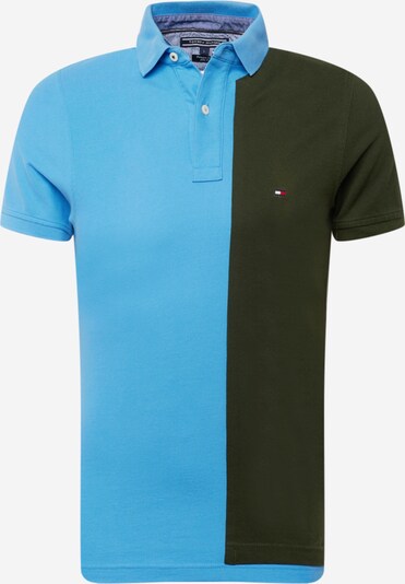 Tommy Jeans Poloshirt in hellblau / rot / schwarz / weiß, Produktansicht