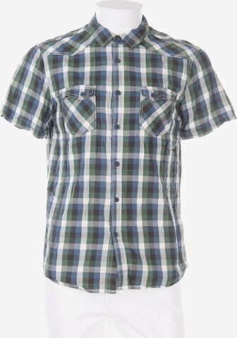 CLOCKHOUSE by C&A Button Up Shirt in M in Blue: front