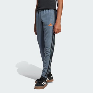 Effilé Pantalon de sport 'Tiro 25 Essentials' ADIDAS PERFORMANCE en bleu : devant