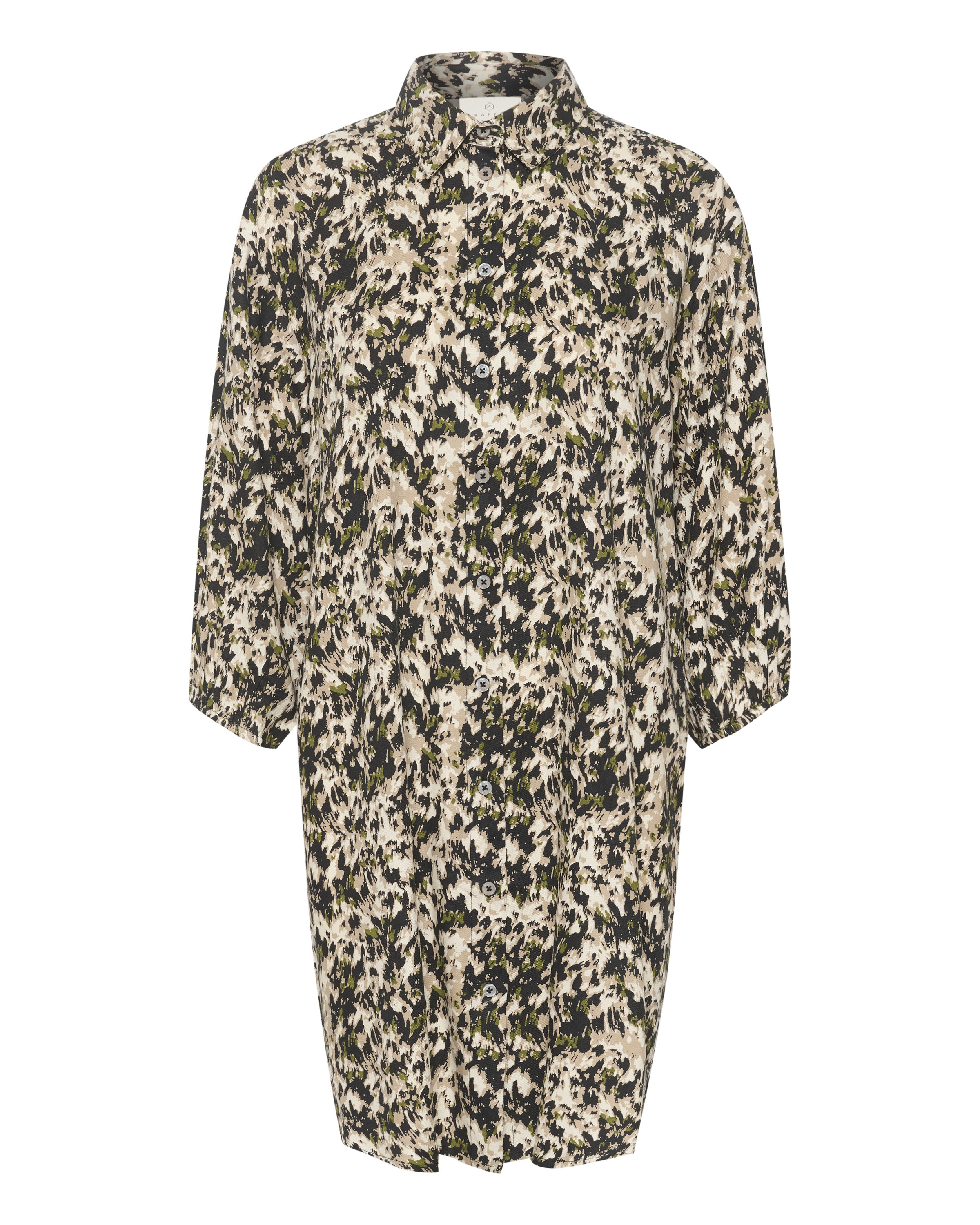 Kaffe Μπλουζοφόρεμα 'Carmen' σε μπεζ: μπροστά