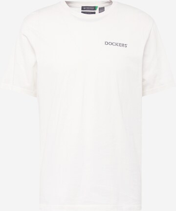 T-Shirt Dockers en blanc : devant