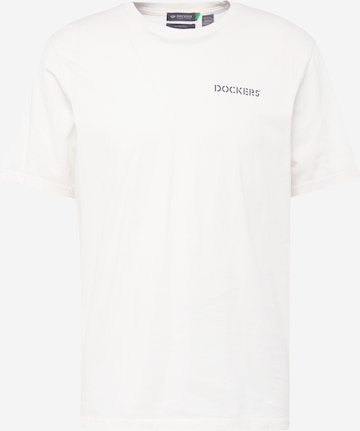 T-Shirt Dockers en blanc : devant