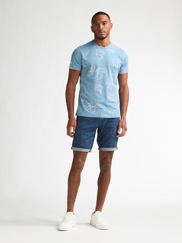 Petrol Industries T-Shirt 'Grafito' in Blau