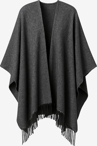 COLLEZIONE ALESSANDRO Cape 'Italia' in Grey: front