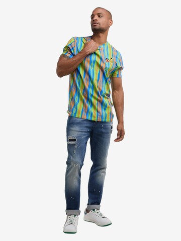 Carlo Colucci T-Shirt ' Degasper ' in Mischfarben