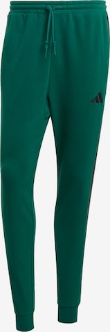 ADIDAS SPORTSWEAR - Calças de desporto 'Essential' em verde: frente