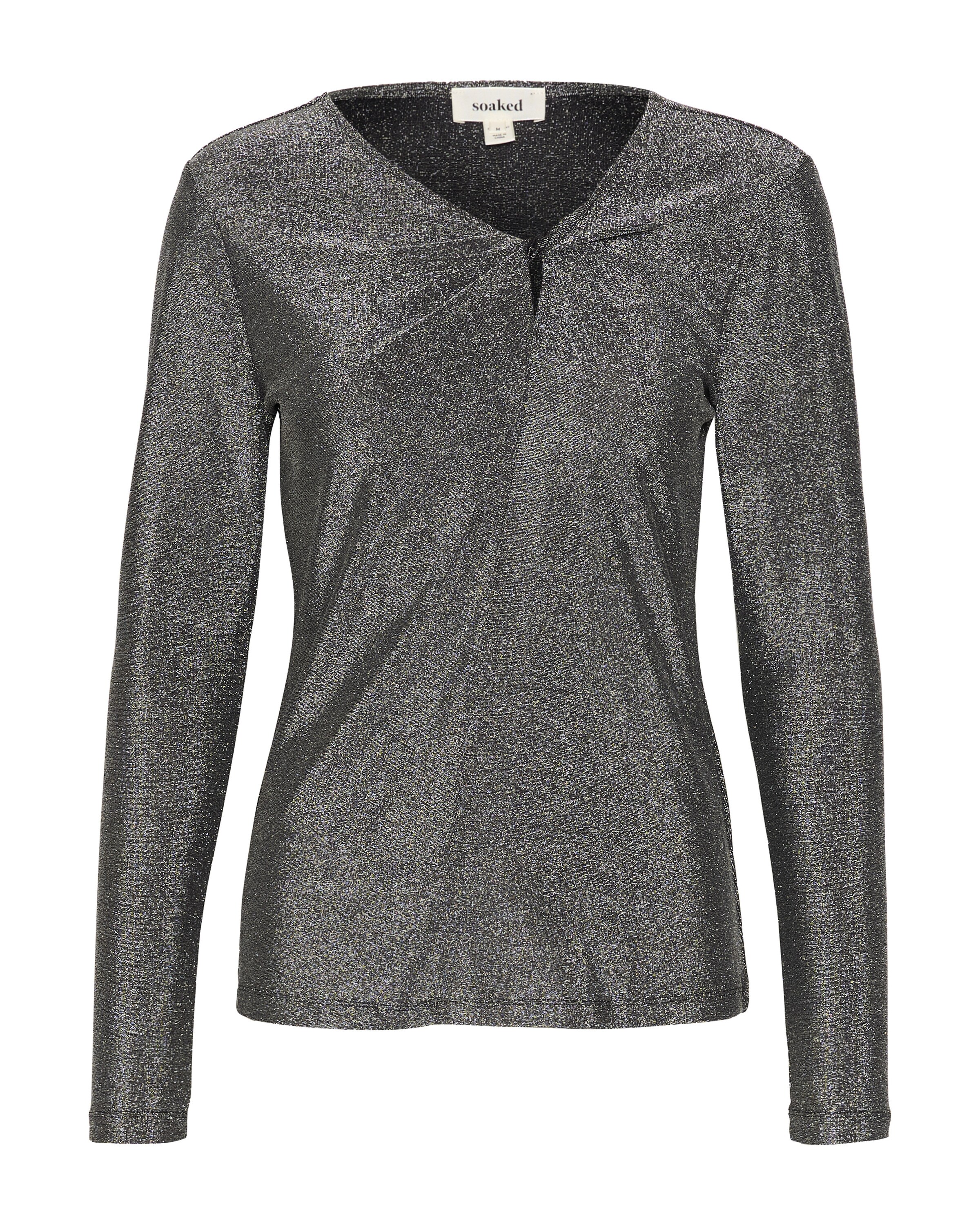 SOAKED IN LUXURY Blouse in Grijs: voorkant