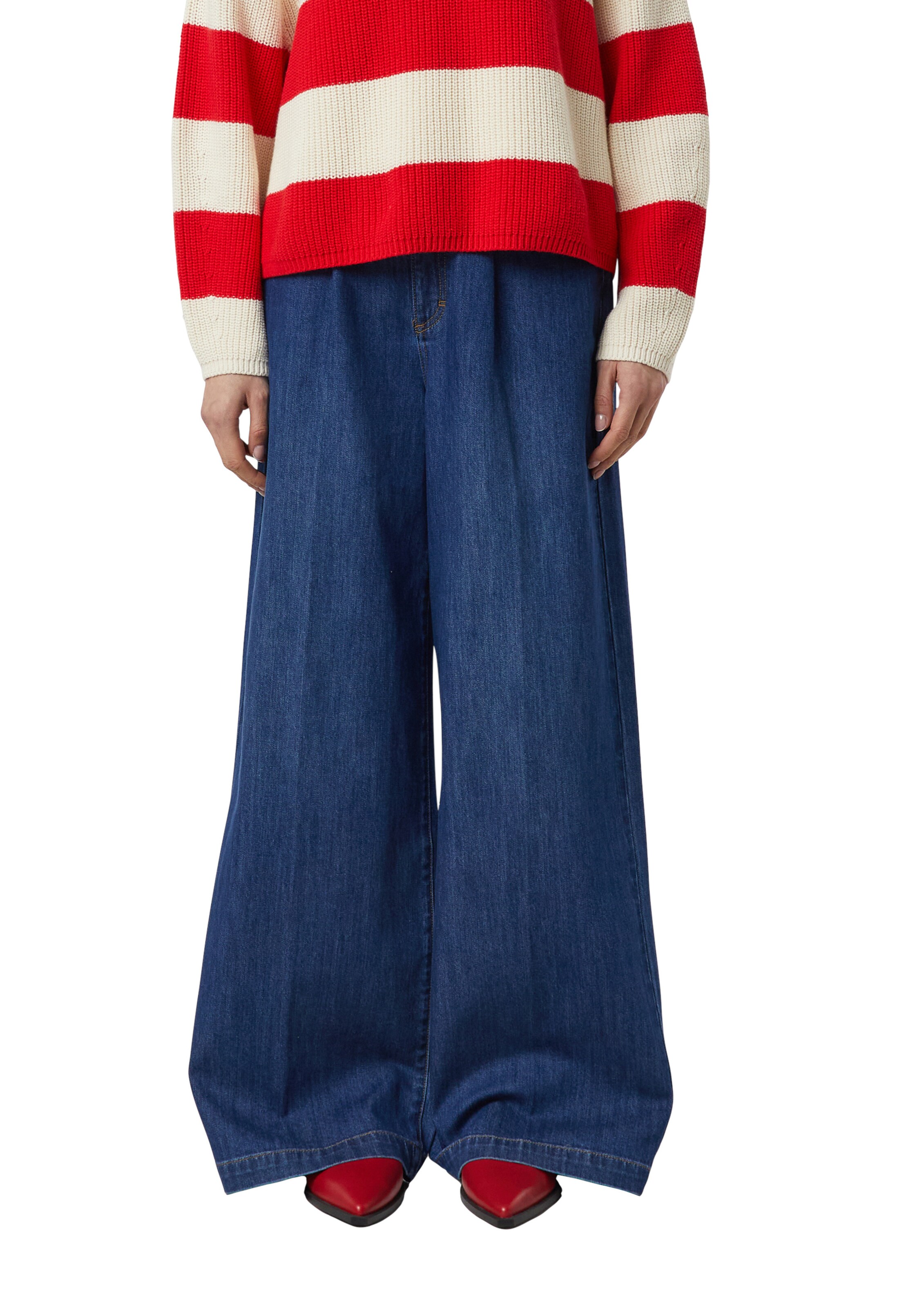 Wide Leg Jean COMMA en bleu