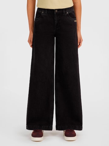 O'NEILL Wide leg Jeans in Zwart: voorkant