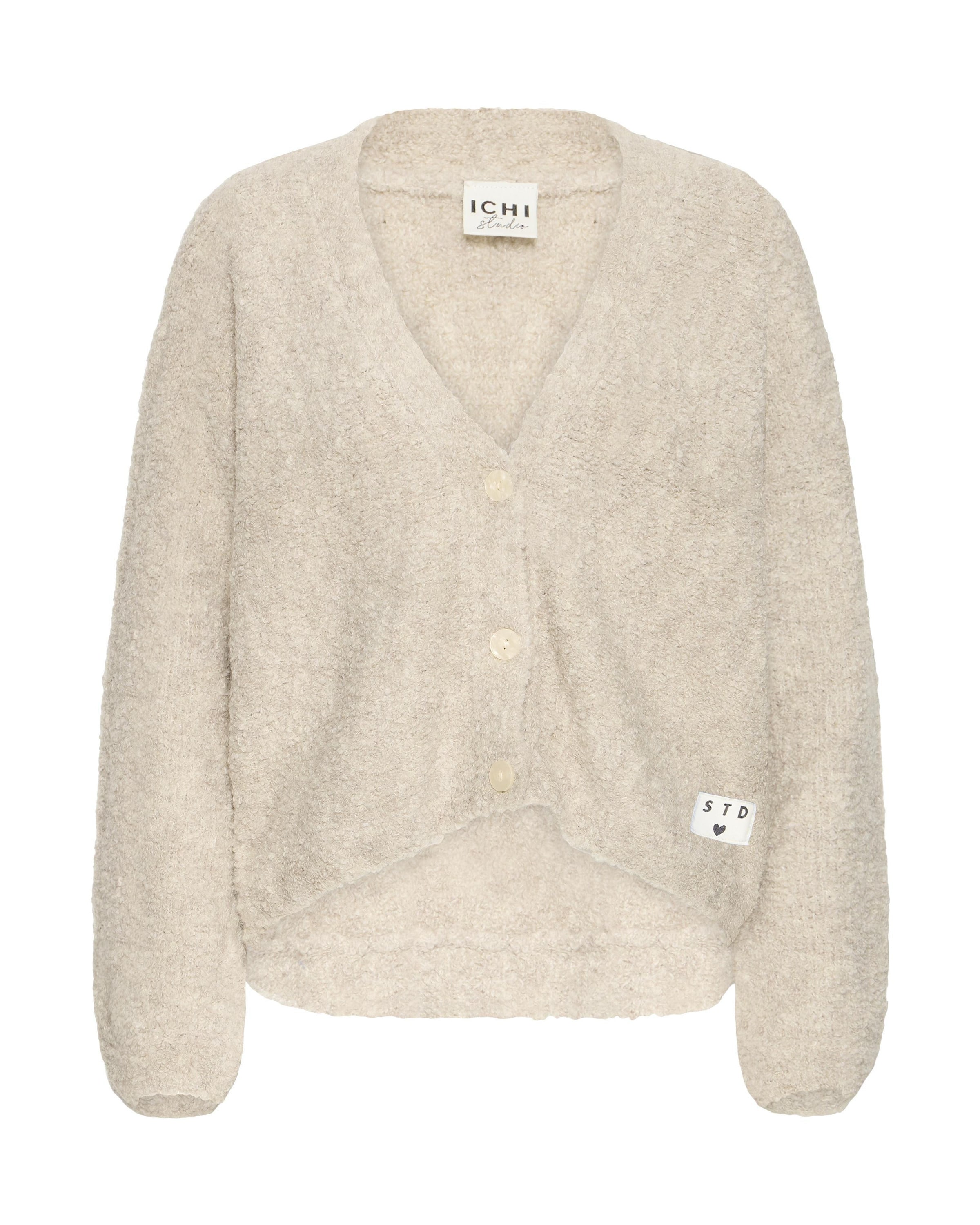 ICHI Strickjacke in Beige