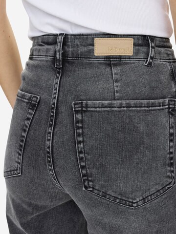 NÜMPH - Perna larga Calças de ganga 'NUPARIS HR WIDE JEANS ' em preto