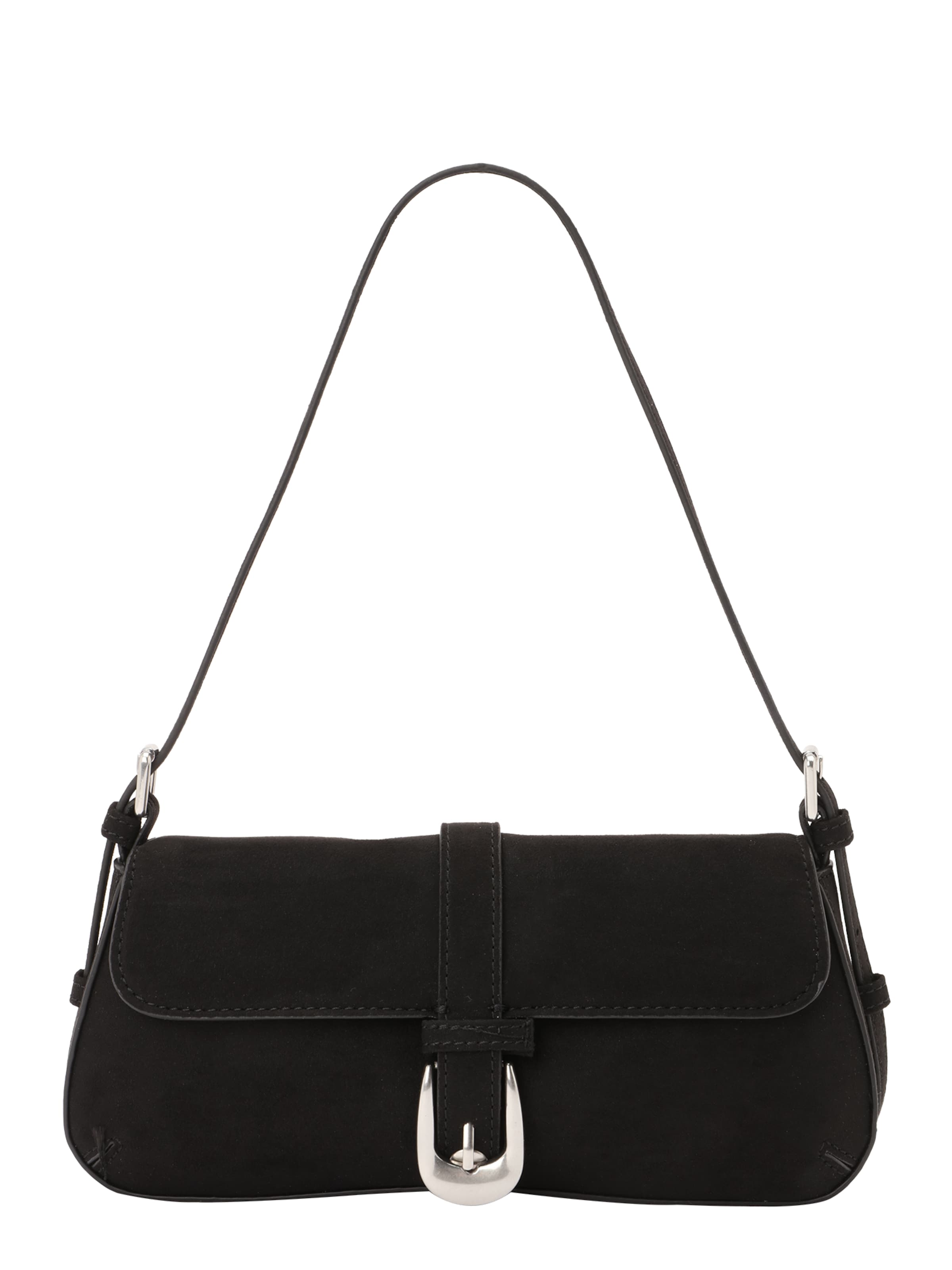 Sac bandoulière 'Sophia' TOPSHOP en noir : devant