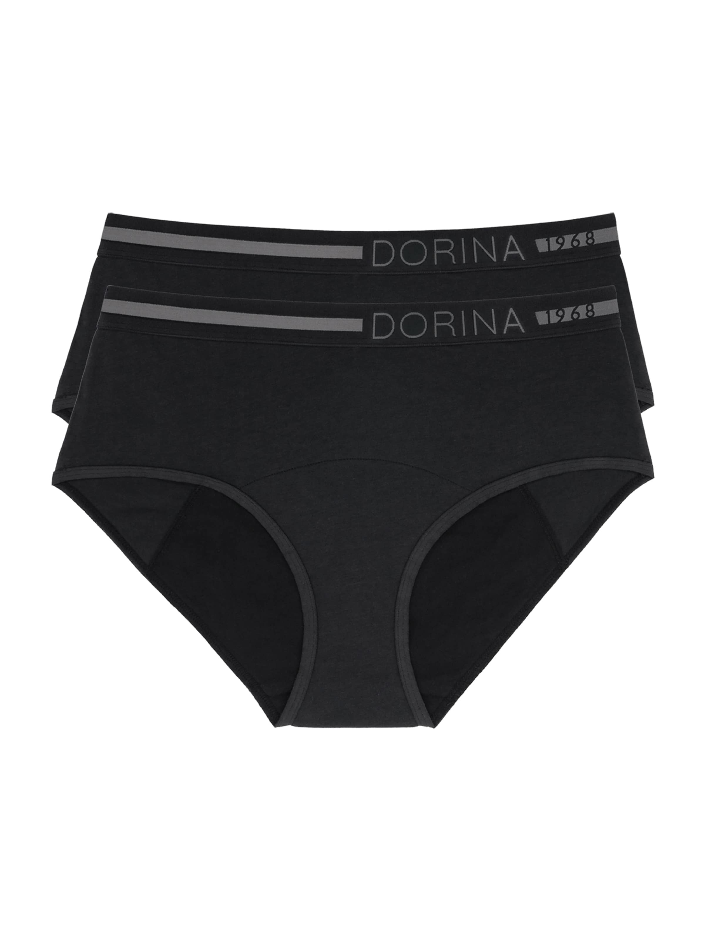 Dorina Slip in Black: front
