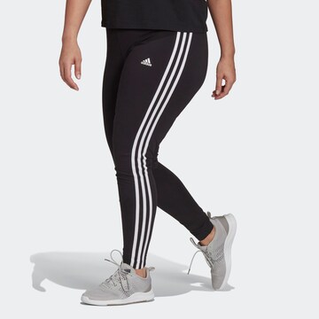 ADIDAS SPORTSWEAR tavaline Spordipüksid 'Essentials 3-Stripes ', värv must: eest vaates