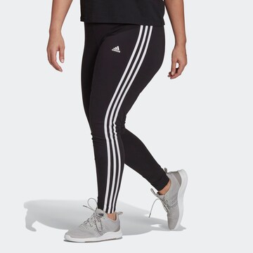 ADIDAS SPORTSWEAR Обычный Спортивные штаны 'Essentials 3-Stripes ' в Черный: спереди