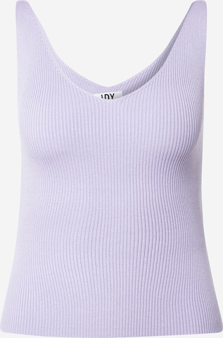 JDY Knitted Top 'NANNA' in Purple: front