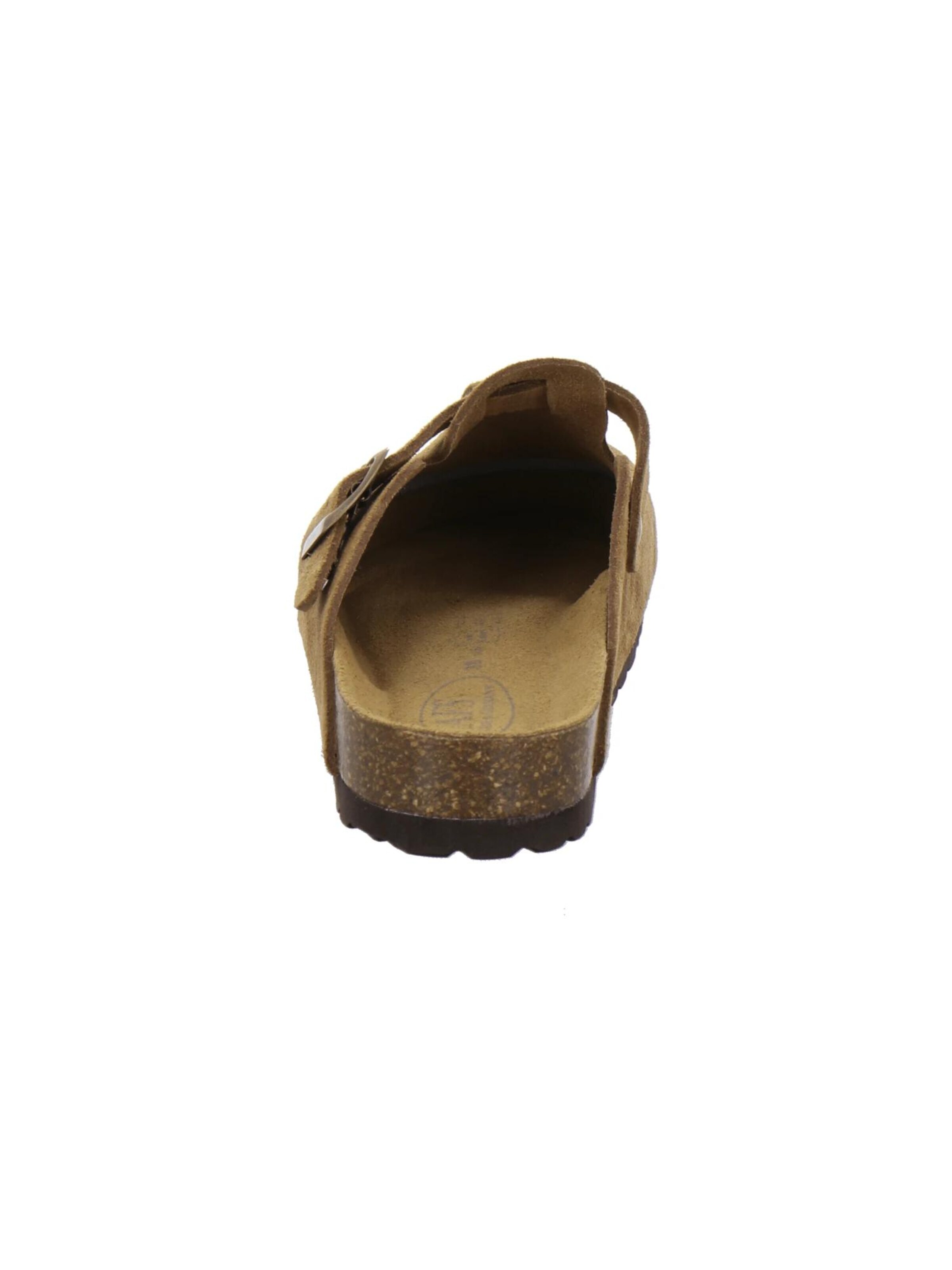 Sabots 'Clogs Damen cognac Veloursleder' AFS-Schuhe en marron