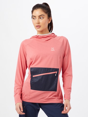 Haglöfs Sportsweatshirt 'Mirre' in Pink: predná strana