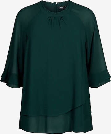 Zizzi - Blusa en verde: frente