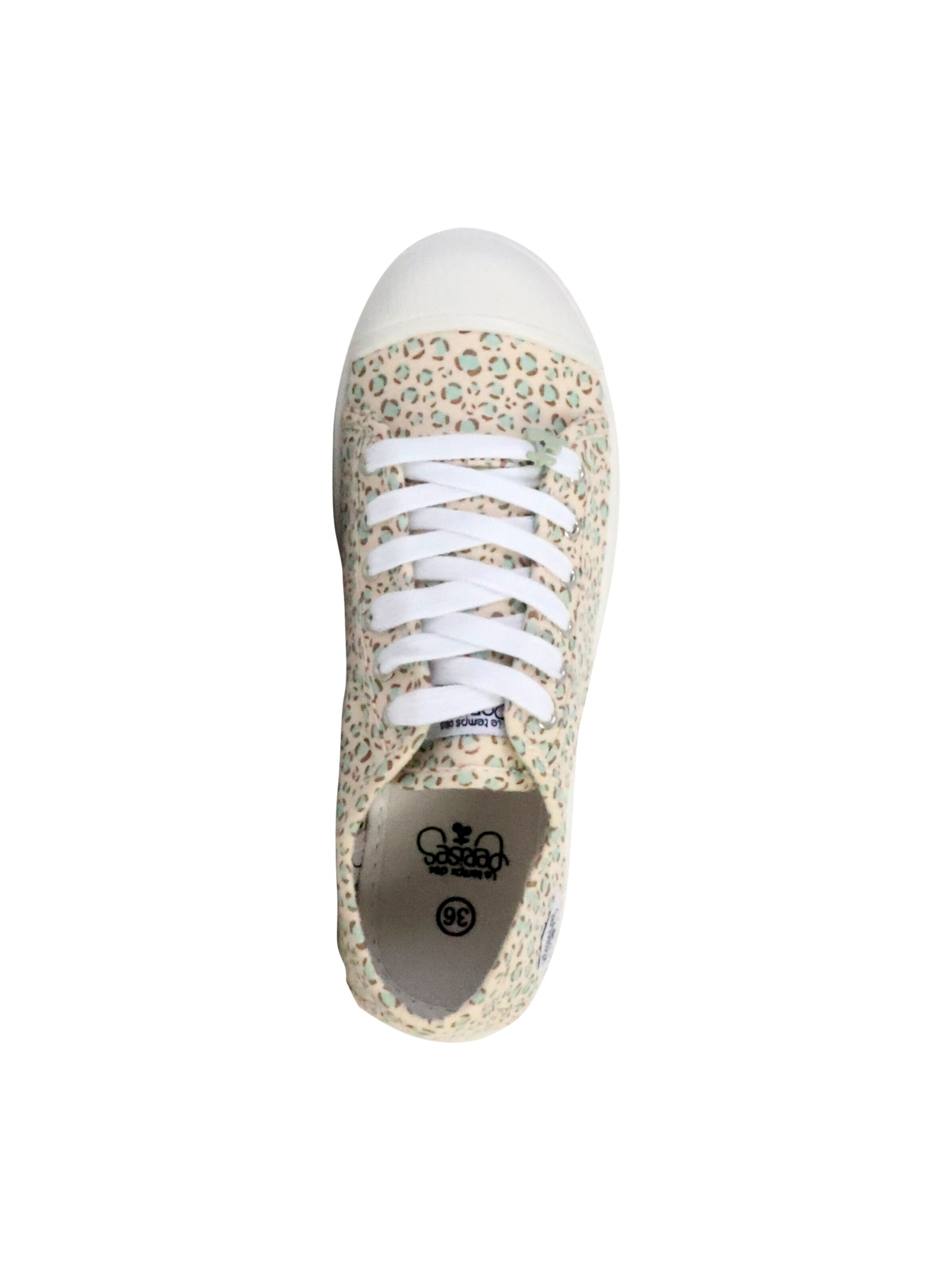 Scarpa stringata sportiva di Le Temps Des Cerises in beige