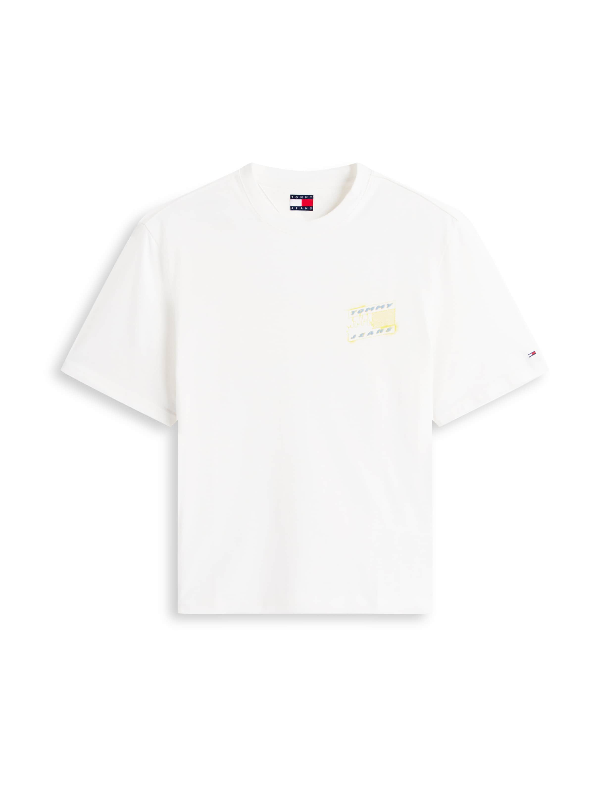 Tricou '90S' de la Tommy Jeans pe alb: față